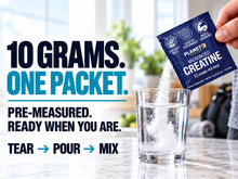 Load image into Gallery viewer, Planet 3  Micronized Creatine Packets, 10 Grams per packet, Unflavored
