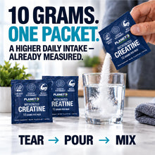 Load image into Gallery viewer, Case of 10 Gram Creatine Packets by Planet 3 Vitamin Packs.  22 Pouches per Case. 30 Packets in Each Pouch.
