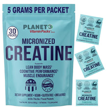 Load image into Gallery viewer, Planet 3  Micronized Creatine Packets, 5 Grams per packet, Unflavored
