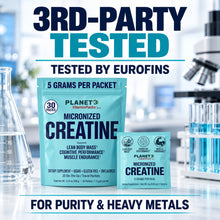 Load image into Gallery viewer, Planet 3  Micronized Creatine Packets, 5 Grams per packet, Unflavored
