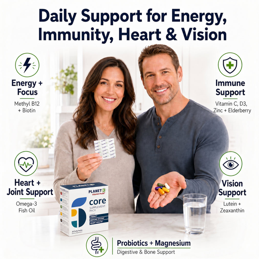 Planet 3 Core Supplement Vitamin Packs – Planet 3 Vitamin Packs
