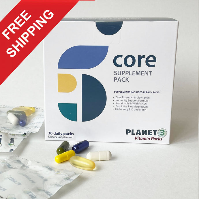 Planet 3 Vitamin Packs - 90 Day Supply